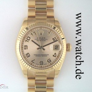 Rolex Datejust Medium 31mm Gelbgold Prsident Armband Ref 17827883168 107273