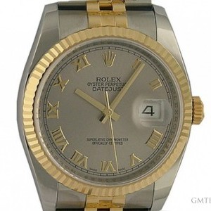 Rolex Datejust 36mm StahlGelbgold Jubil Armband Ref 1162 116233 107369