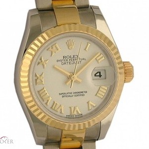 Rolex Datejust Lady 26mm StahlGelbgold Oyster Armband Re 179173 114025