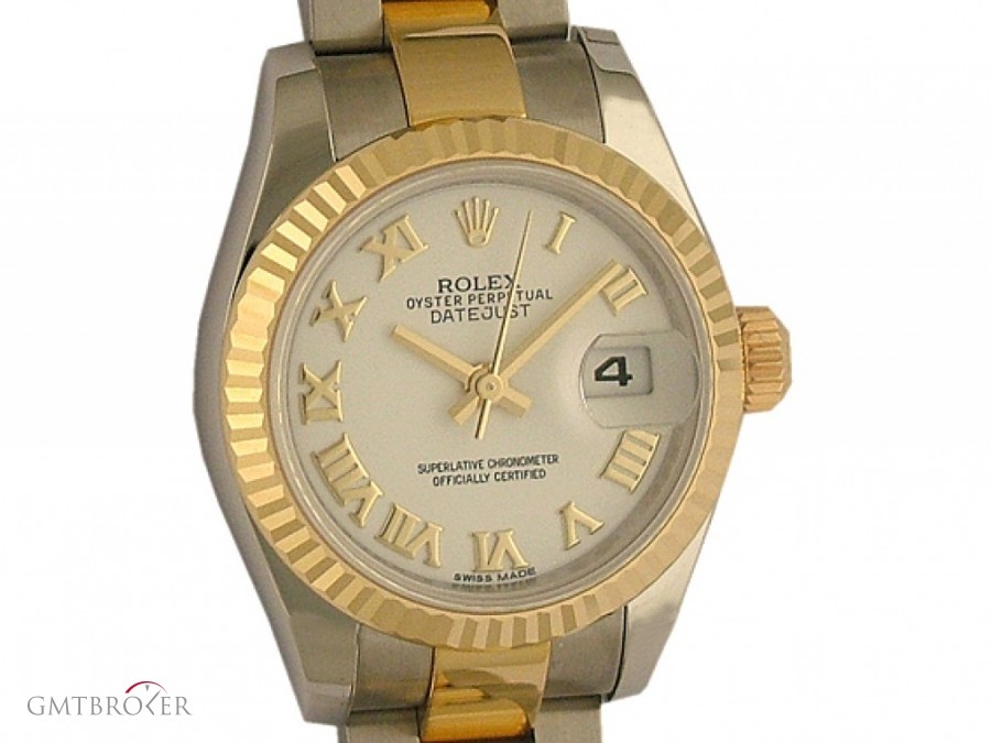 Rolex Datejust Lady 26mm StahlGelbgold Oyster Armband Re 179173 114025