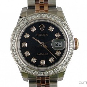 Rolex Datejust Lady 26mm StahlRosgold Jubil Armband Diam 179171 108545