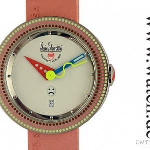 Alain Silberstein Rondo Dots Pink 42mm Neu OS0503 104343