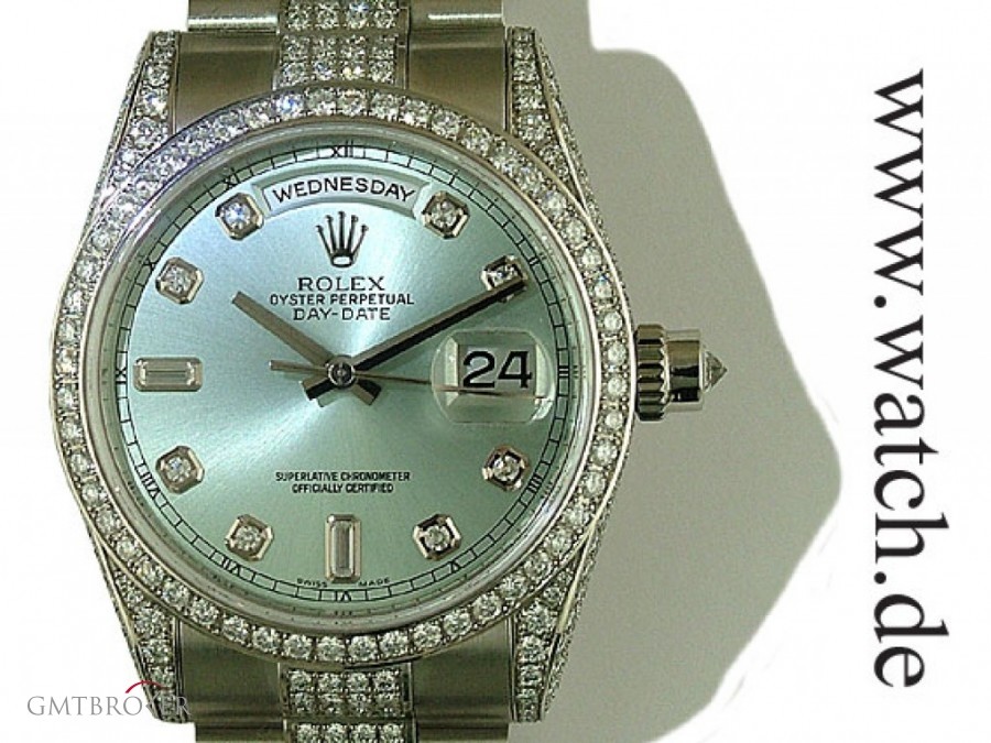 Rolex Day Date 36mm 950 Platin Prsident Armband Diamond 118206 107587