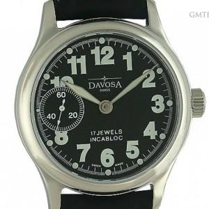 Davosa Panamericana II Stahl Handaufzug 42mm UVP 548- Neu 16041056 117661