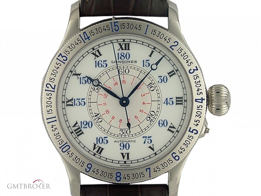 Longines Lindbergh Hour Angle Watch Stahl Automatik 48mm UV L2.678.4.11.0 110109