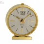 Jaeger-LeCoultre Recital Tischuhr 8 Tage Wecker Gelbvergoldet Handa