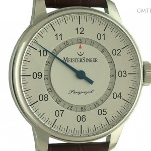 Meistersinger Perigraph Einzeigeruhr Datum  Stahl Automatik 43mm AM1001 118169