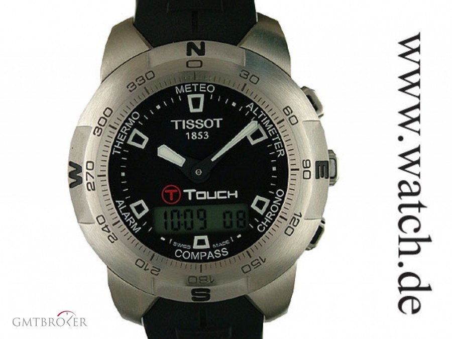 Tissot T Touch Edelstahl Kautschuk 41mm UVP 565- Ungetrag T047.420.17.051.00 105357