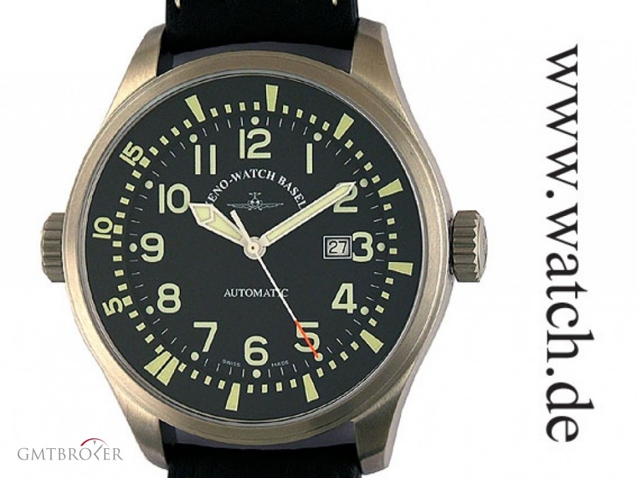 Zeno-Watch Basel Fellow Oversized Automatic Date Stahl 6238 106331