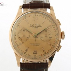 Olympic Olympic Chronograph Rosgold Handaufzug Landeron 38 nessuna 140929