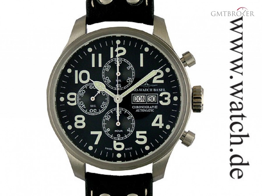 Zeno-Watch Basel Watch Basel Pilot Oversize Day Date Chronograph 47 8557TVDD-d1 106027