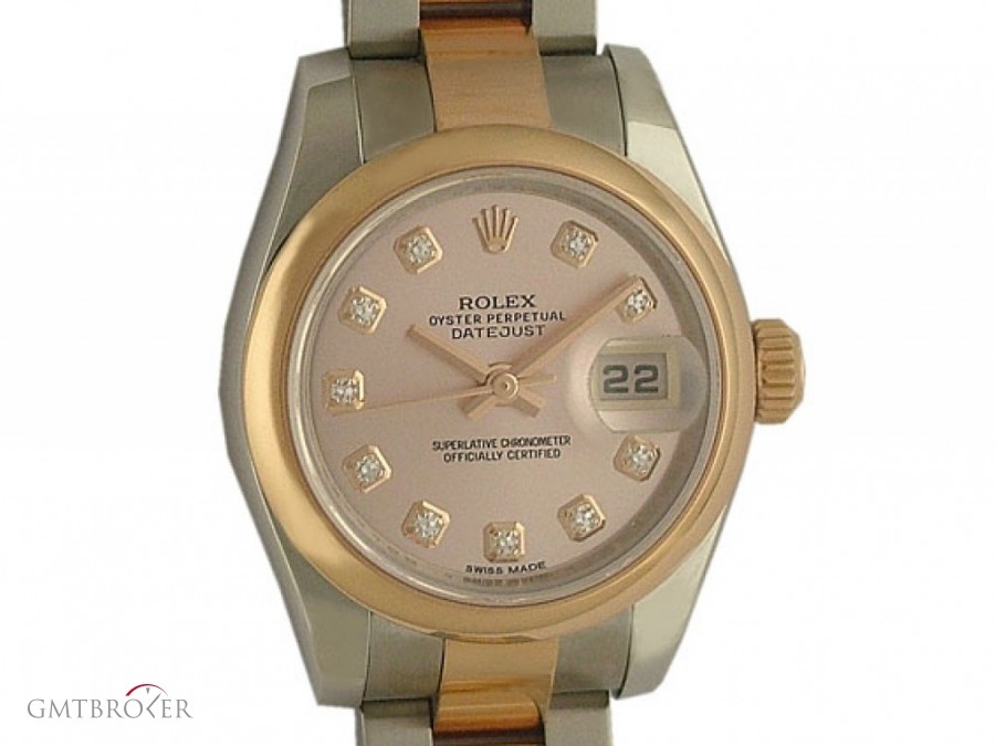 Rolex Datejust Lady 26mm StahlRosgold Everose Oyster Arm 179161 114819