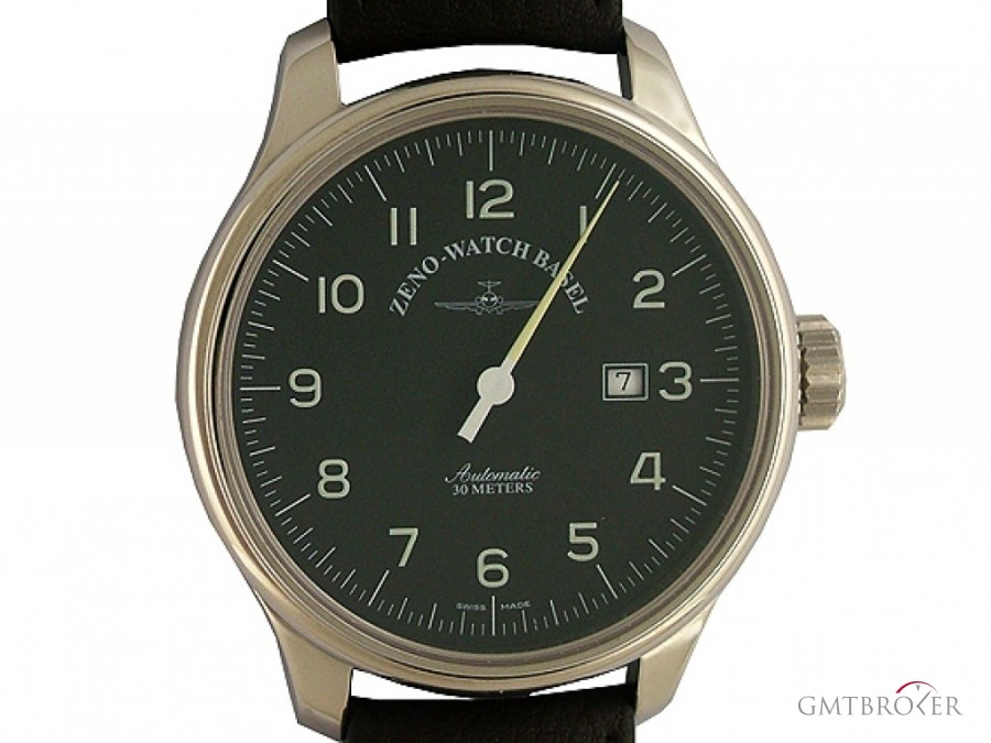 Zeno-Watch Basel Watch Basel Uno Einzeigeruhr Automatic 47mm UVP 72 8554pol-Uno-a1 116365