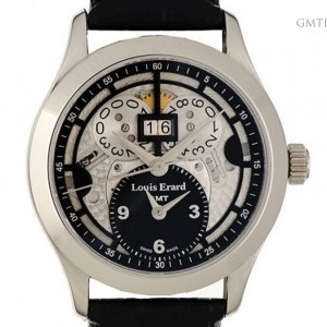 Louis Erard 1931 GMT Skeleton  Big Date Stahl Automatik 40mm U 94205AA02 130565