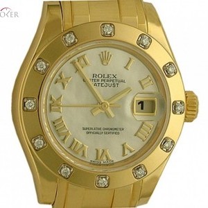 Rolex Datejust Lady 29mm Gelbgold Pearlmaster Armband Di 80318 112303