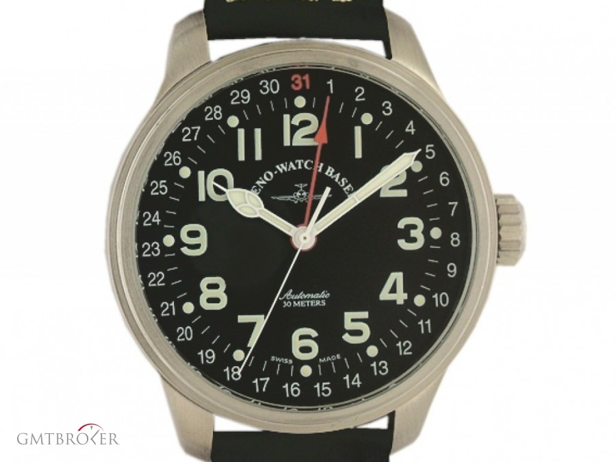 Zeno-Watch Basel Watch Basel Pilot Zeigerdatum Automatic 47mm Neu 8554-Z-a1 114517