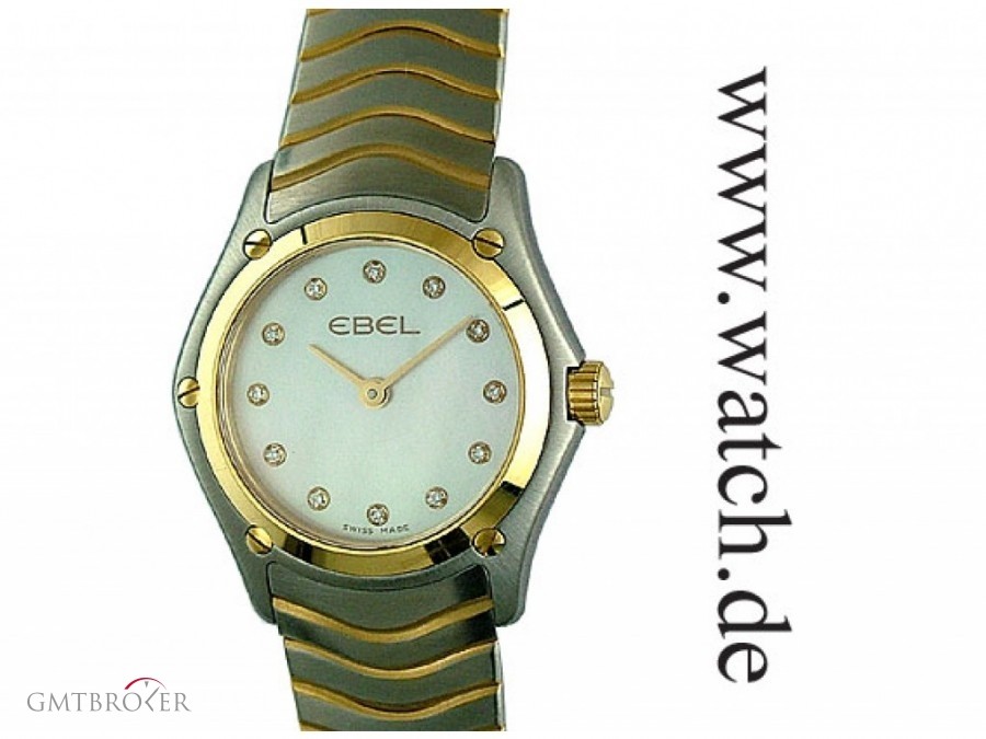 Ebel Classic Lady Mini StahlGelbgold Diamond Perlmutt 2 E1003F11 106805