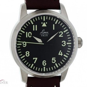 Laco Fliegeruhr Osaka Stahl Automatik 36mm Neu 861798 126149