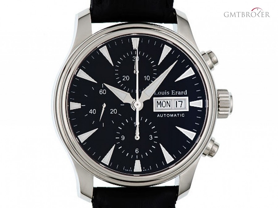 Louis Erard Heritage Chronograph Day Date Stahl Automatik 40mm 78259AA02 126729