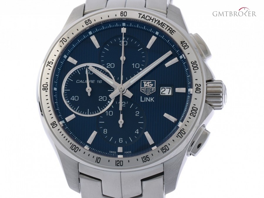 TAG Heuer Link Calibre 16 Chronograph Leonardo diCaprio Stah