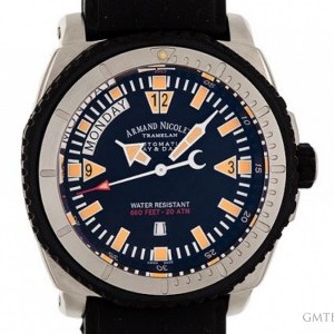 Armand Nicolet Tramelan Automatik Day Date Kautschuk 46mm 9160M-NR-G9164 123429