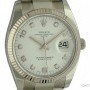 Rolex Oyster Perpetual Date 34mm StahlWeigold Diamond Re