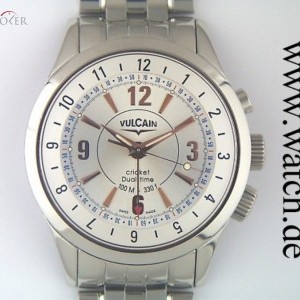 Vulcain Aviator Dual-Time Cricket Alarm Handaufzug 42mm Ne 100.105.019M 103119