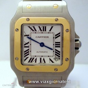 Cartier Santos Galbee XL Automatic Acciaio oro ref.W20099C4 169037
