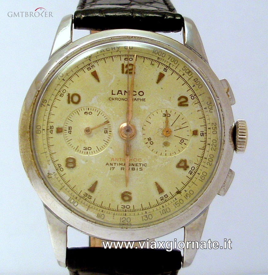 Vintage Lanco Chronograph Uomo  Anni40 nessuna 167119