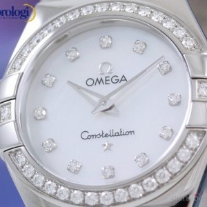 Omega Constellation 27mm Steel and Diamonds  ref 1231527 123.15.27.60.55.003 74143