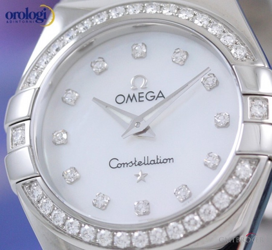 Omega Constellation 27mm Steel and Diamonds  ref 1231527 123.15.27.60.55.003 74143